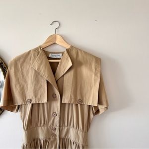 VINTAGE | 1970’s Executive Maxi Dress By Albert Nipon